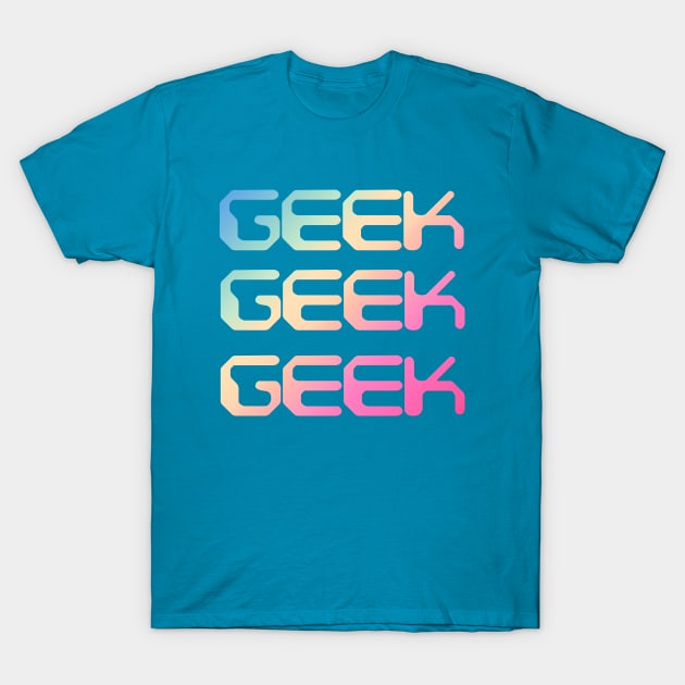 Retro Geeks 80s style T-Shirt by Scar